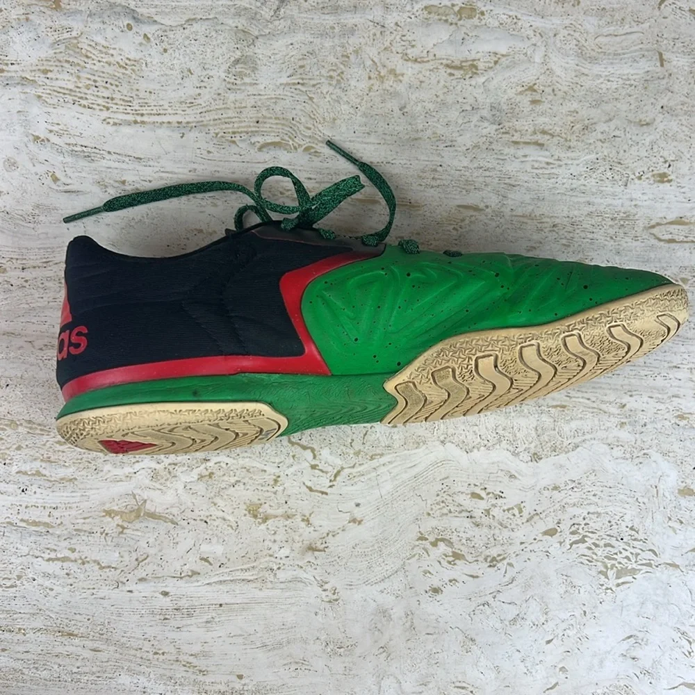 Adidas X 15.2 Indoor Soccer Shoes Green Red Black Mexico Men’s Size 8.5